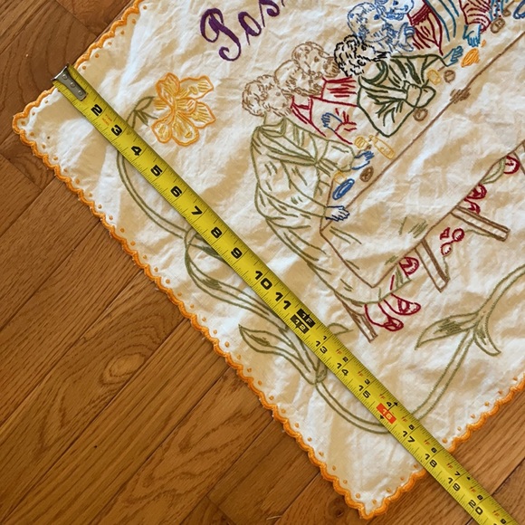 The Last Supper Posledna Vecera linen embroidery - Picture 9 of 9